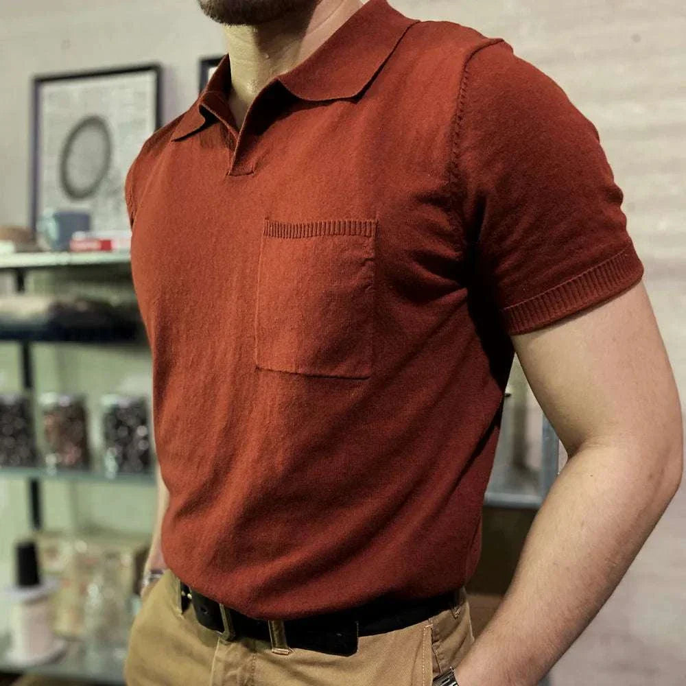 Herren-Polo | Elegantes Retro-Design | Atmungsaktiv & Komfortabel | Alle Jahreszeiten