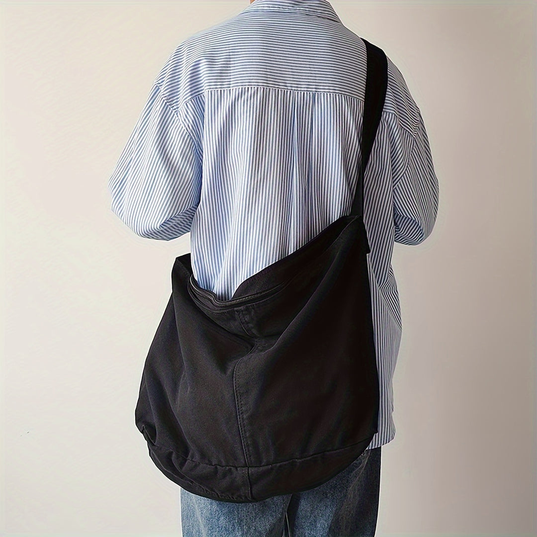 Herren-Umhängetasche | Langlebig & stilvoll | Verstellbarer breiter Riemen | Minimalistisch