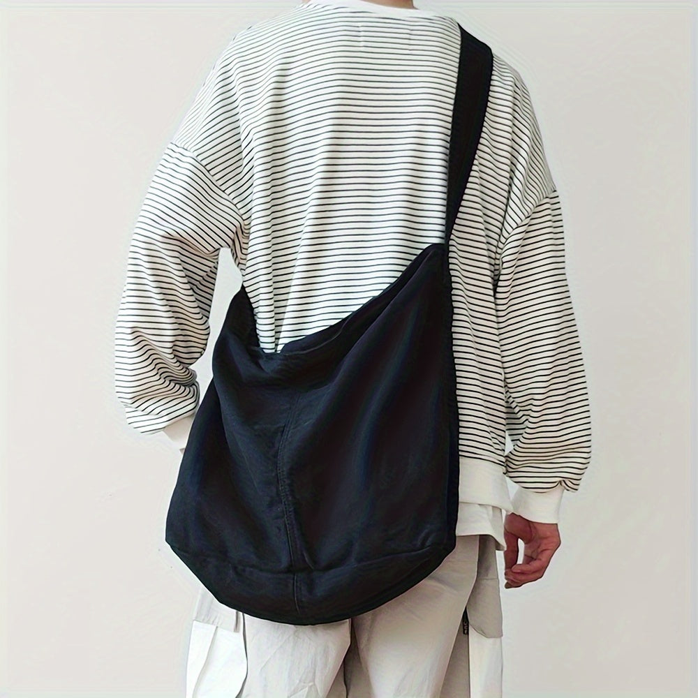 Herren-Umhängetasche | Langlebig & stilvoll | Verstellbarer breiter Riemen | Minimalistisch