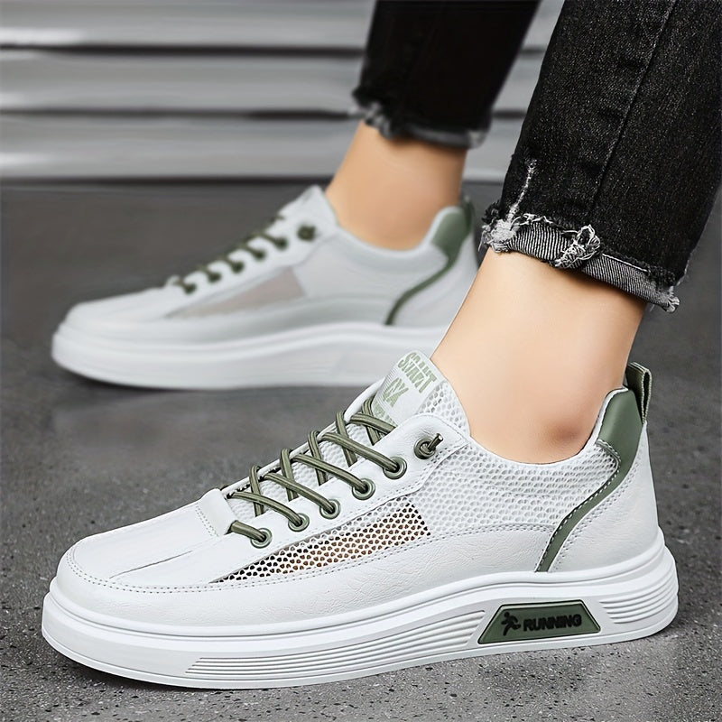 Herren-Turnschuhe | Minimalistisch & Bequem | Kunstleder & Gummisohle