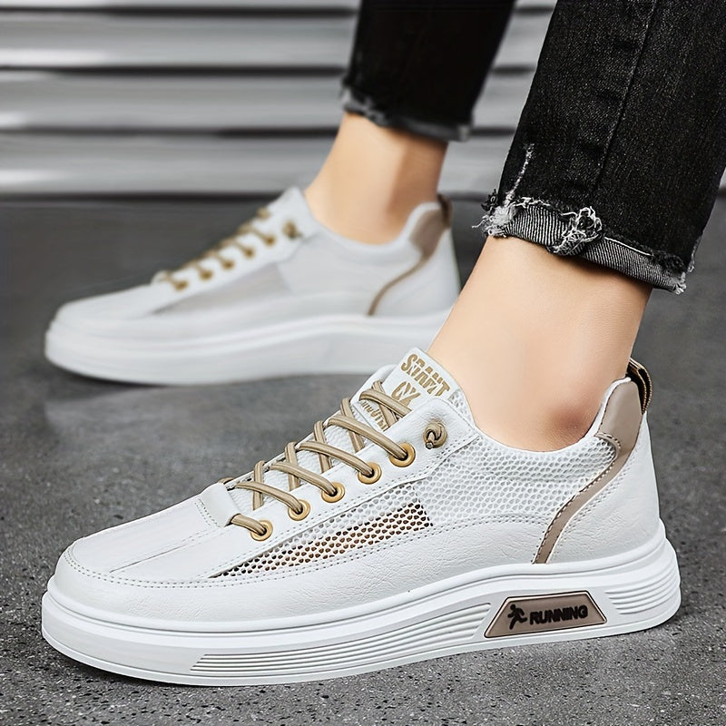 Herren-Turnschuhe | Minimalistisch & Bequem | Kunstleder & Gummisohle