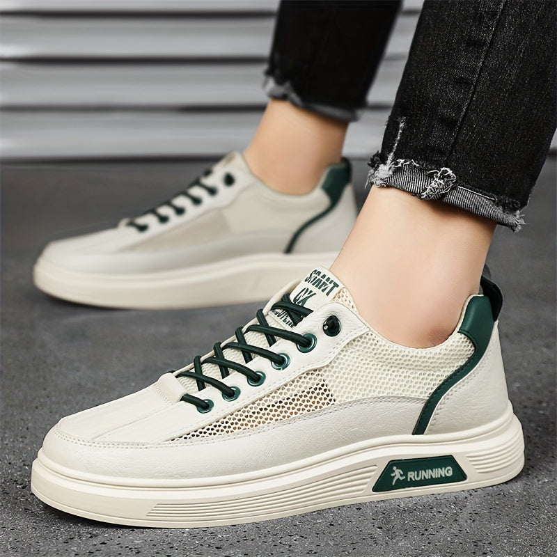 Herren-Turnschuhe | Minimalistisch & Bequem | Kunstleder & Gummisohle
