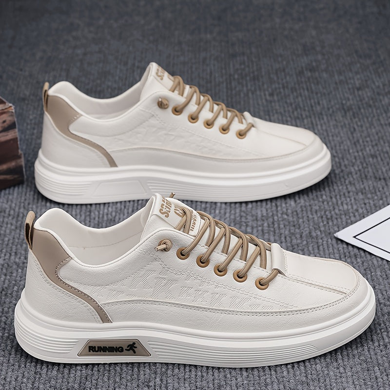Herren-Turnschuhe | Minimalistisch & Bequem | Kunstleder & Gummisohle