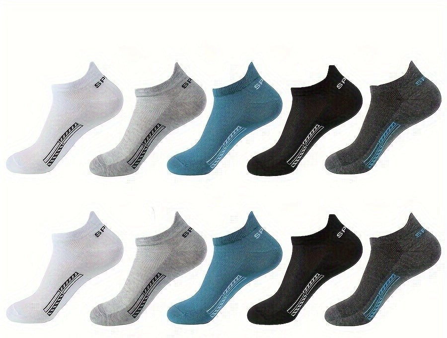 Herrensocken | Extra niedriges Modell | Atmungsaktiv & elastisch | Baumwollmischung