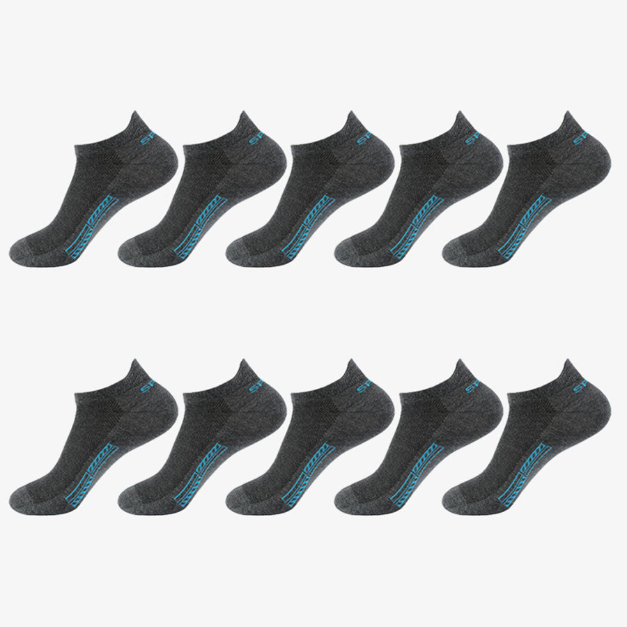 Herrensocken | Extra niedriges Modell | Atmungsaktiv & elastisch | Baumwollmischung
