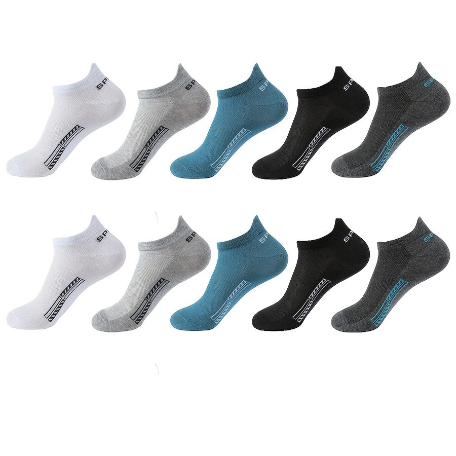 Herrensocken | Extra niedriges Modell | Atmungsaktiv & elastisch | Baumwollmischung