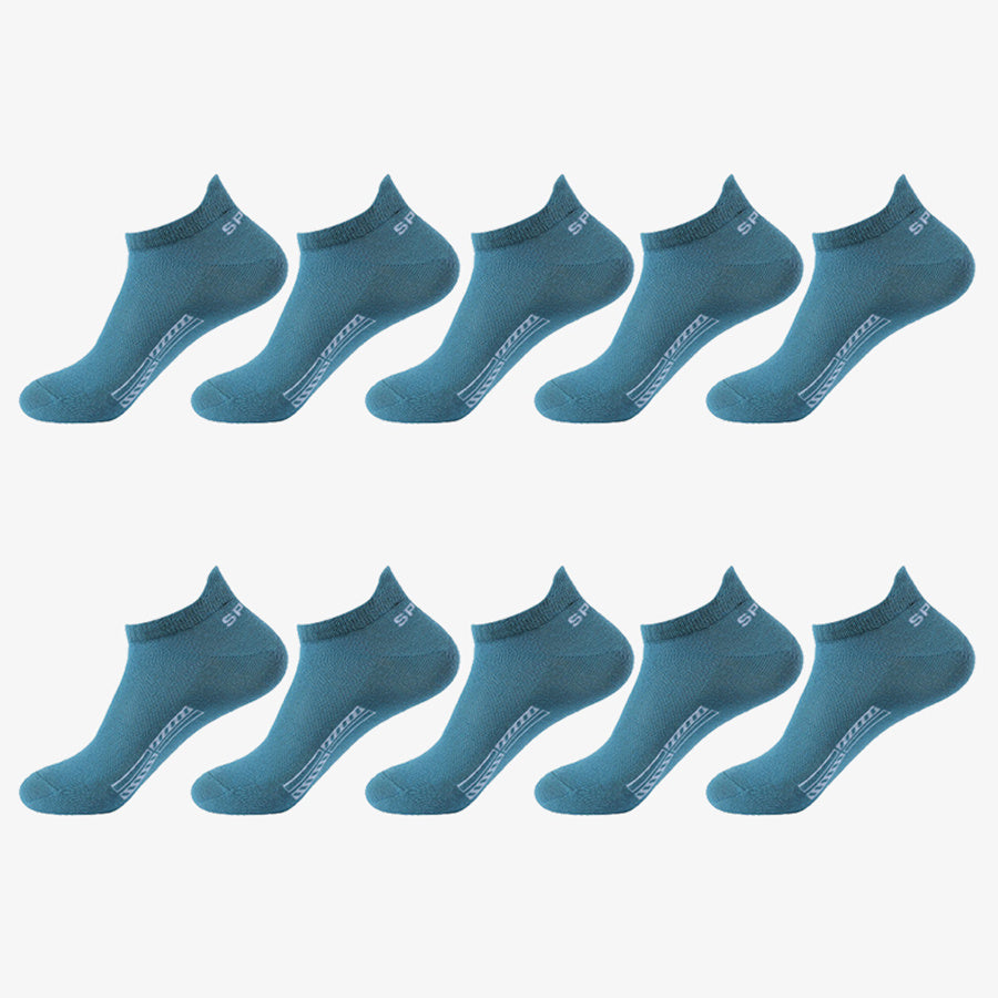 Herrensocken | Extra niedriges Modell | Atmungsaktiv & elastisch | Baumwollmischung