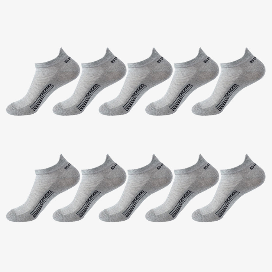 Herrensocken | Extra niedriges Modell | Atmungsaktiv & elastisch | Baumwollmischung