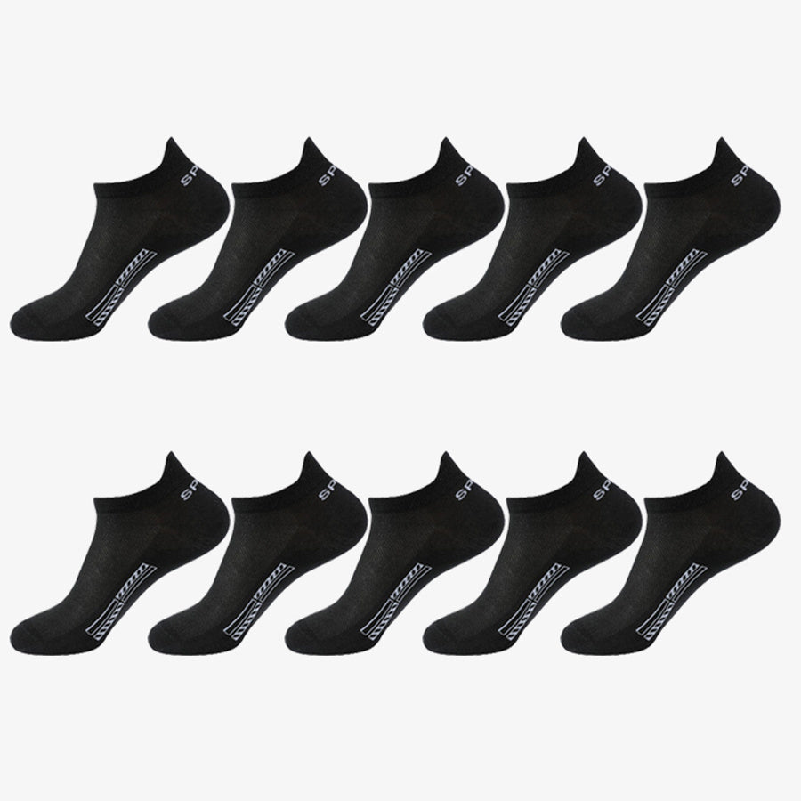 Herrensocken | Extra niedriges Modell | Atmungsaktiv & elastisch | Baumwollmischung