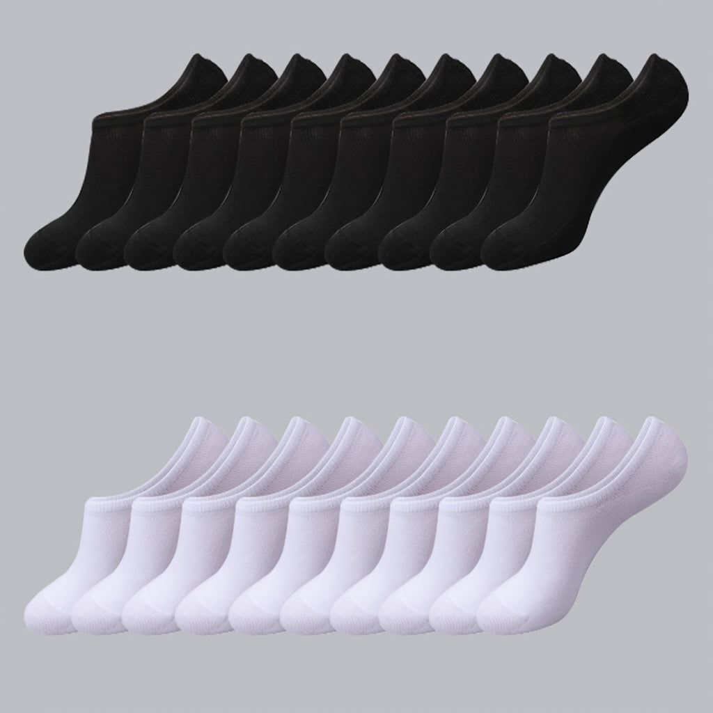 Herrensocken | Geruchshemmend & schweißableitend | Dünnes Polyester | Lässig & Stylisch