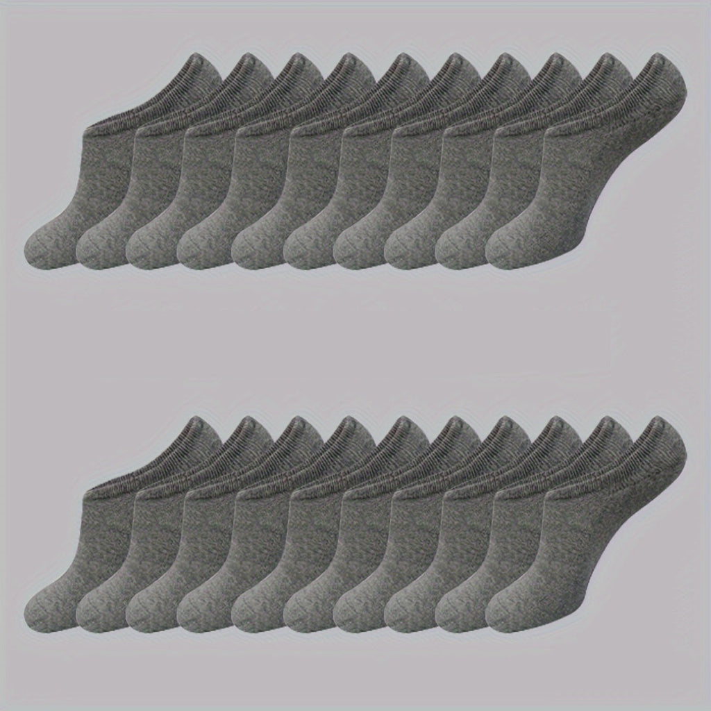 Herrensocken | Geruchshemmend & schweißableitend | Dünnes Polyester | Lässig & Stylisch