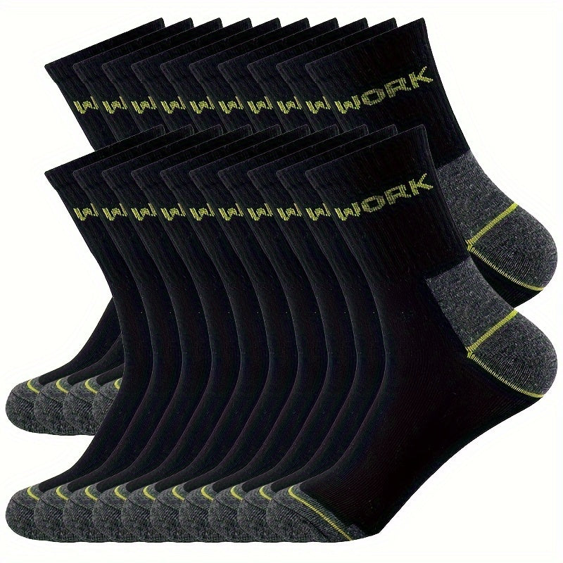 Herrensocken | Mittelwadenmodell | Atmungsaktiv & vielseitig | Festes Polyester