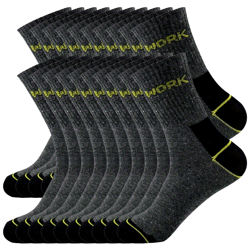 Herrensocken | Mittelwadenmodell | Atmungsaktiv & vielseitig | Festes Polyester