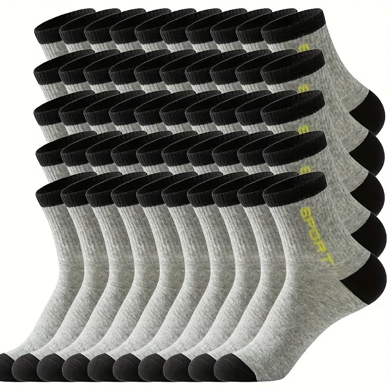 Herrensocken | Rundhalsausschnitt | feuchtigkeitsableitend & leicht | 100% Polyester
