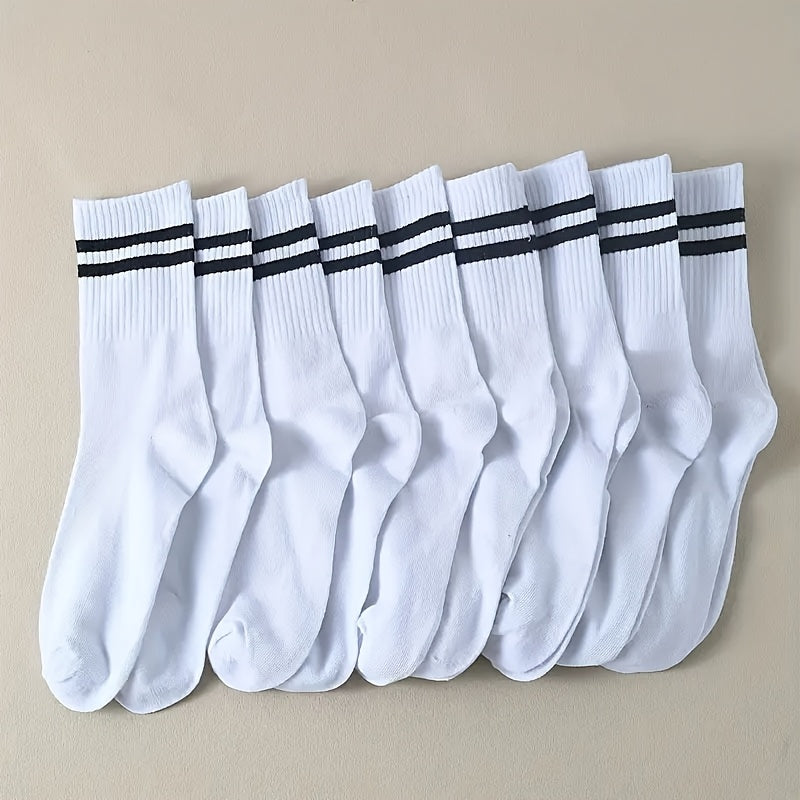 Herrensocken | Sportliches Design | Gestrickt & Atmungsaktiv | Polyester
