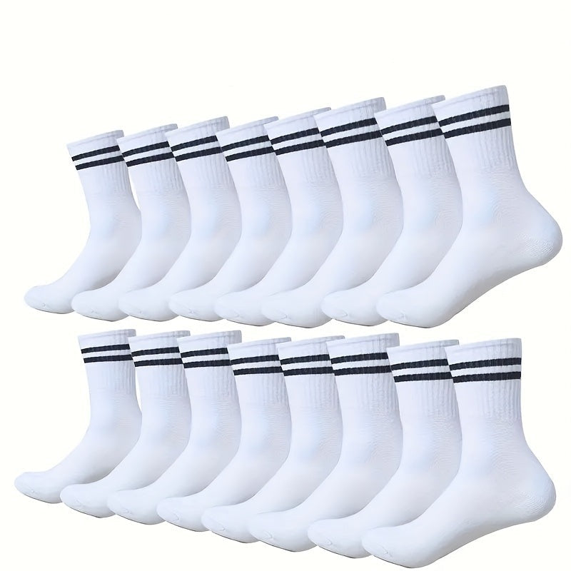 Herrensocken | Sportliches Design | Gestrickt & Atmungsaktiv | Polyester