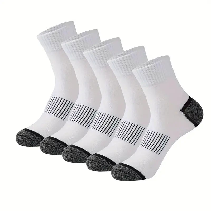 Herrensocken | Komfortabel & Atmungsaktiv | Vintage-Look | Für den täglichen Gebrauch | 5 Paare