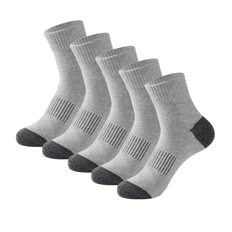 Herrensocken | Komfortabel & Atmungsaktiv | Vintage-Look | Für den täglichen Gebrauch | 5 Paare