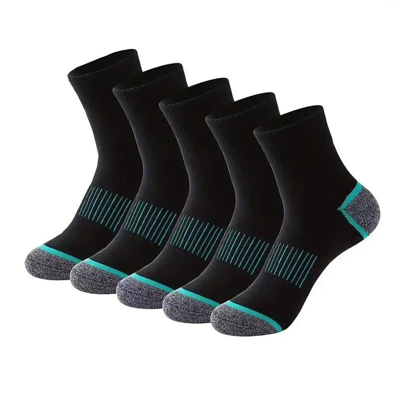 Herrensocken | Komfortabel & Atmungsaktiv | Vintage-Look | Für den täglichen Gebrauch | 5 Paare