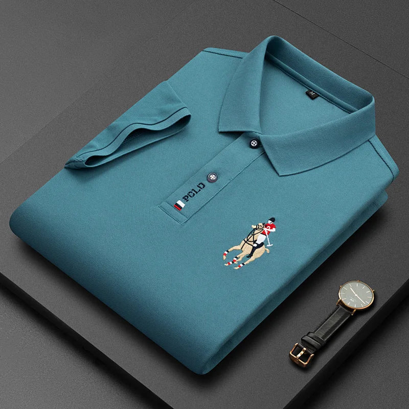 Herren-Polo | Button-up Design | Stylisch & Langlebig | Sommer