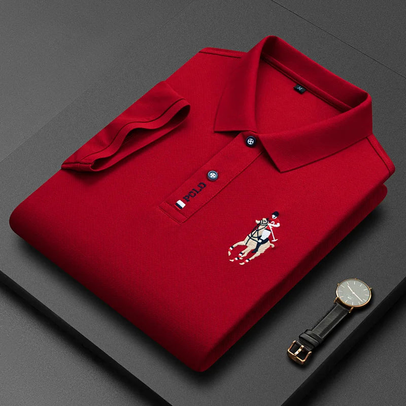 Herren-Polo | Button-up Design | Stylisch & Langlebig | Sommer