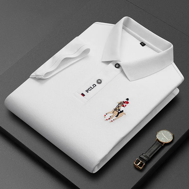 Herren-Polo | Button-up Design | Stylisch & Langlebig | Sommer