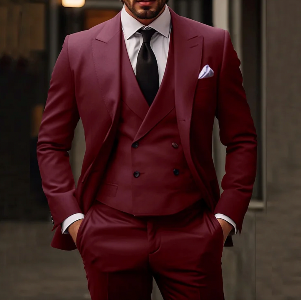 Herren 3-tlg. Set | Elegant & Zeitlos | Hochwertiger Komfort