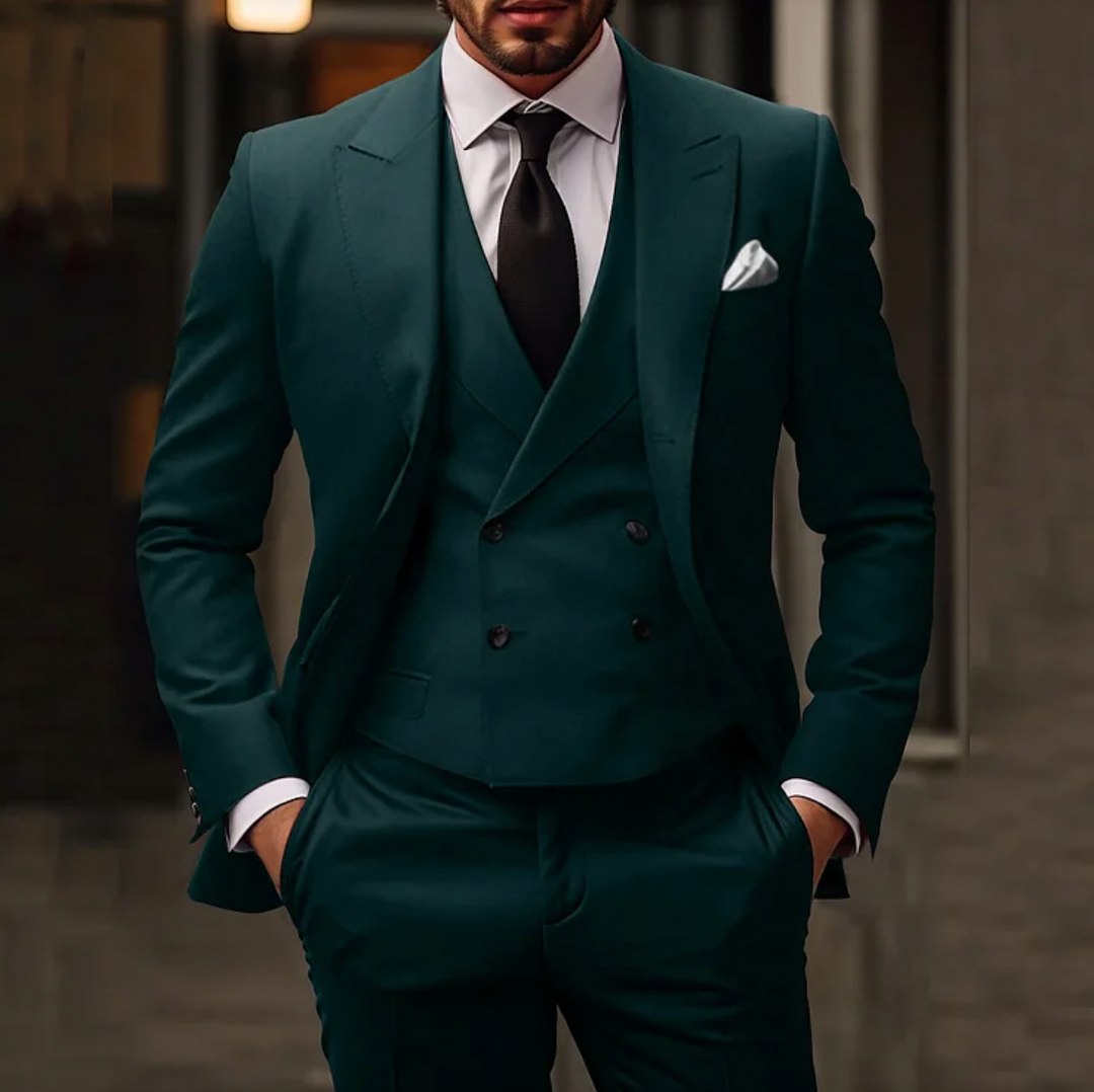Herren 3-tlg. Set | Elegant & Zeitlos | Hochwertiger Komfort