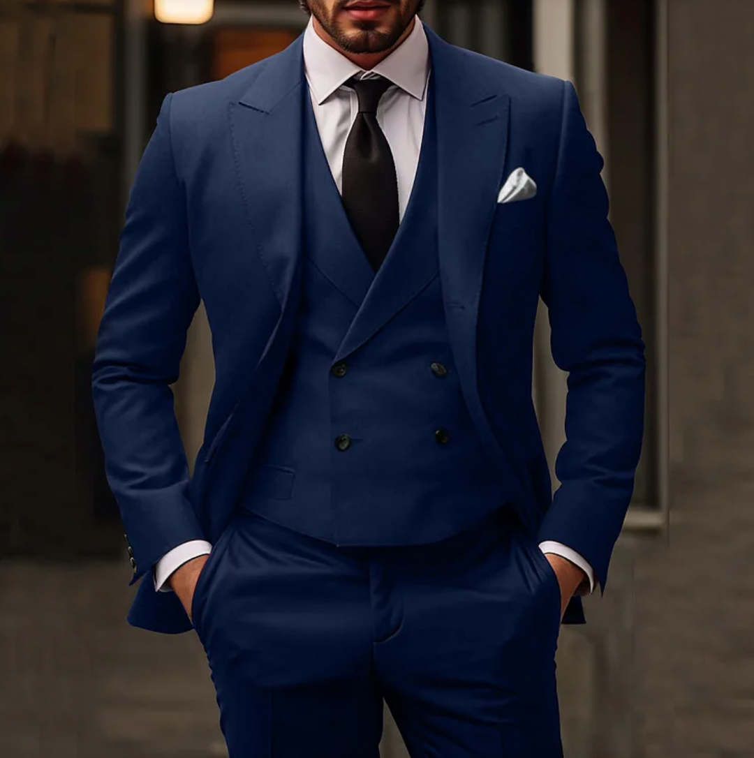 Herren 3-tlg. Set | Elegant & Zeitlos | Hochwertiger Komfort