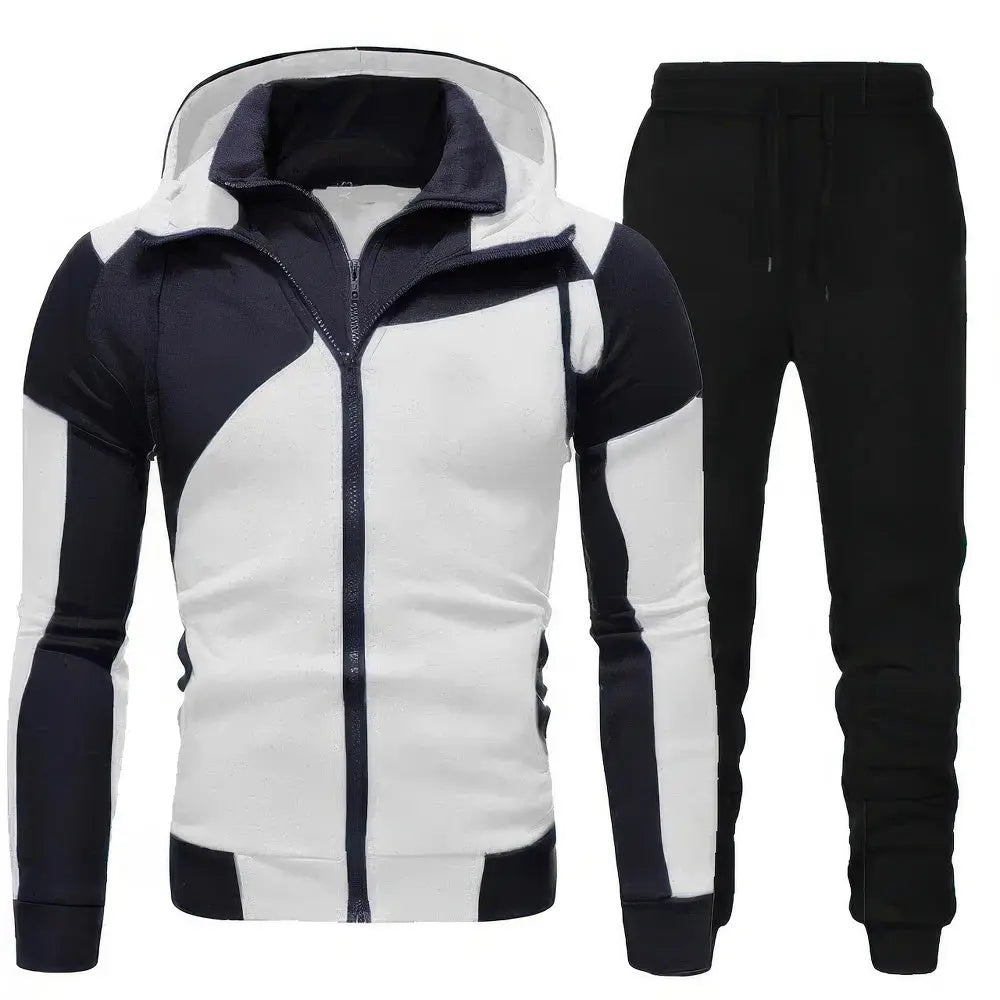 Herren-Trainingsanzug | Kapuzenpulli & Sweatpants | Sportlich & bequem | 2-teilig