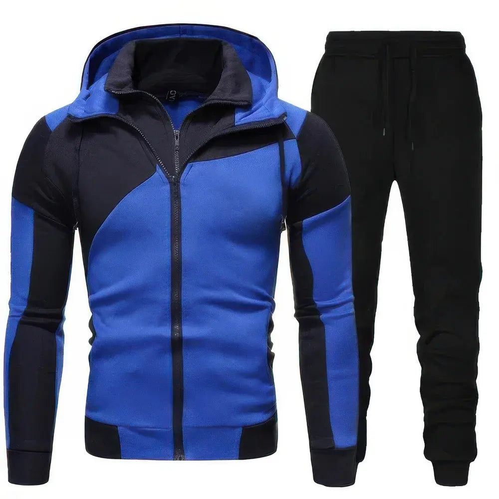Herren-Trainingsanzug | Kapuzenpulli & Sweatpants | Sportlich & bequem | 2-teilig