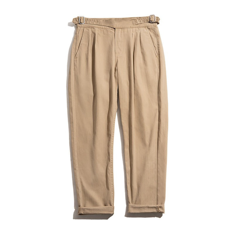 Anspruchsvolle Gurkha-Hose mit Bundfalte für Männer mit zeitlosem Stil | Boaz