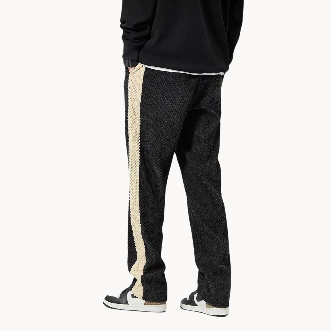 Stylische Cord-Jogginghose mit Waffelmuster für ultimativen Komfort und mühelosen Stil | Julius