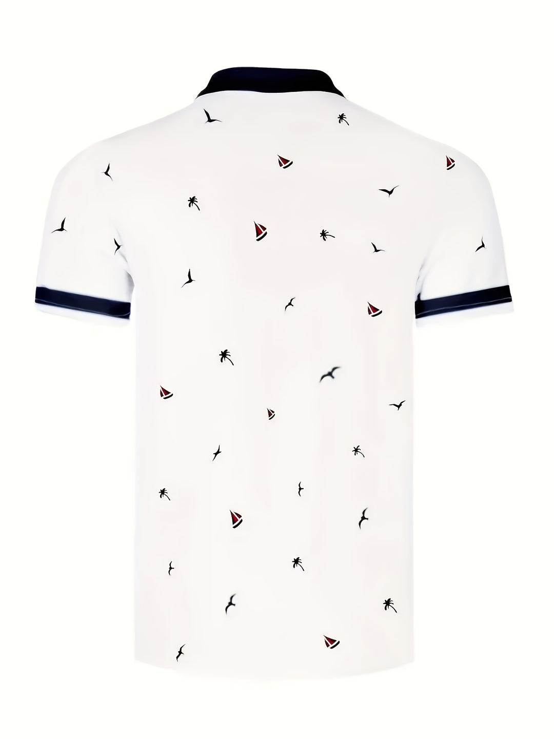 Herren Golf Polo | 3D Druck | Sportlich & Atmungsaktiv | Leichtgewichtig