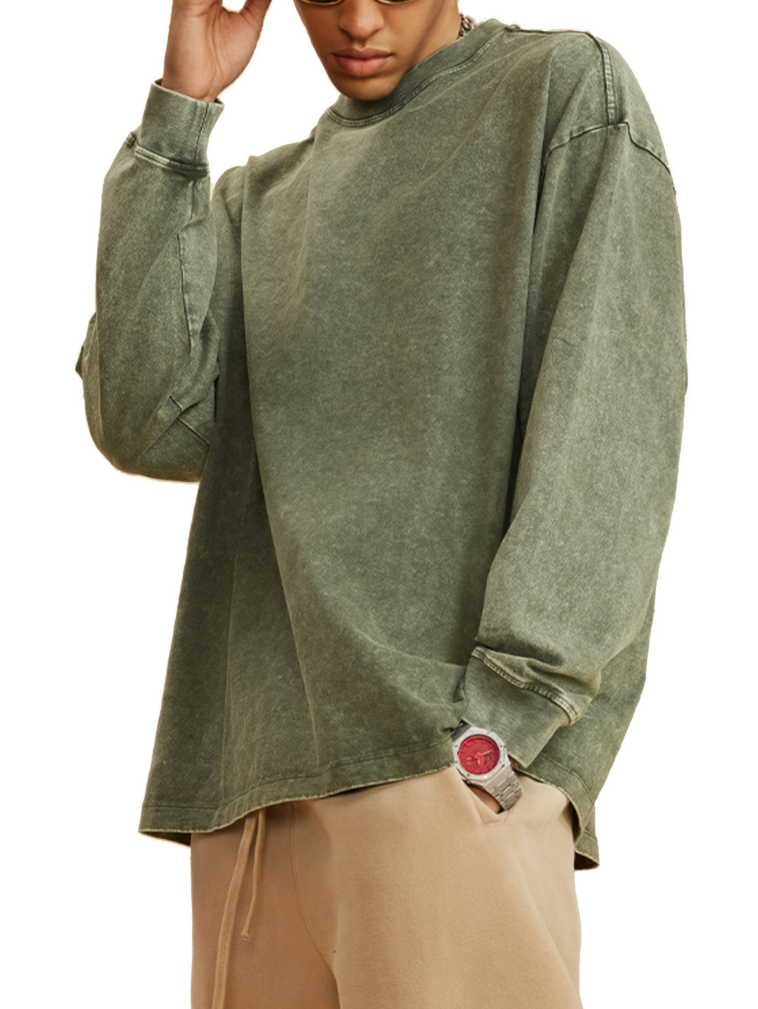 Herren Pullover | Trendy & Bequem | Gealtertes Design & Weicher Stoff | Lange Ärmel