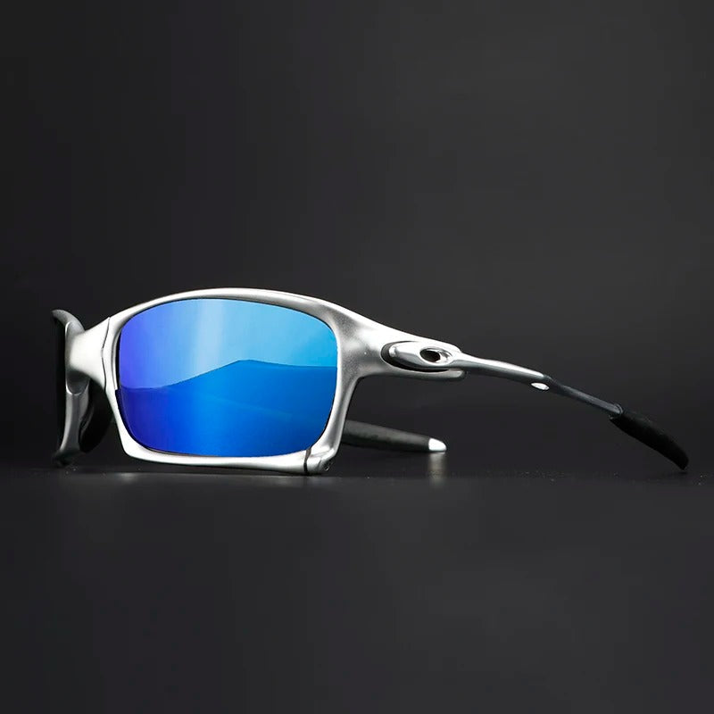Sportbrille für Männer | Blendfreie Gläser | Ultraleichtes Metall | Allround-Sommer-Accessoire