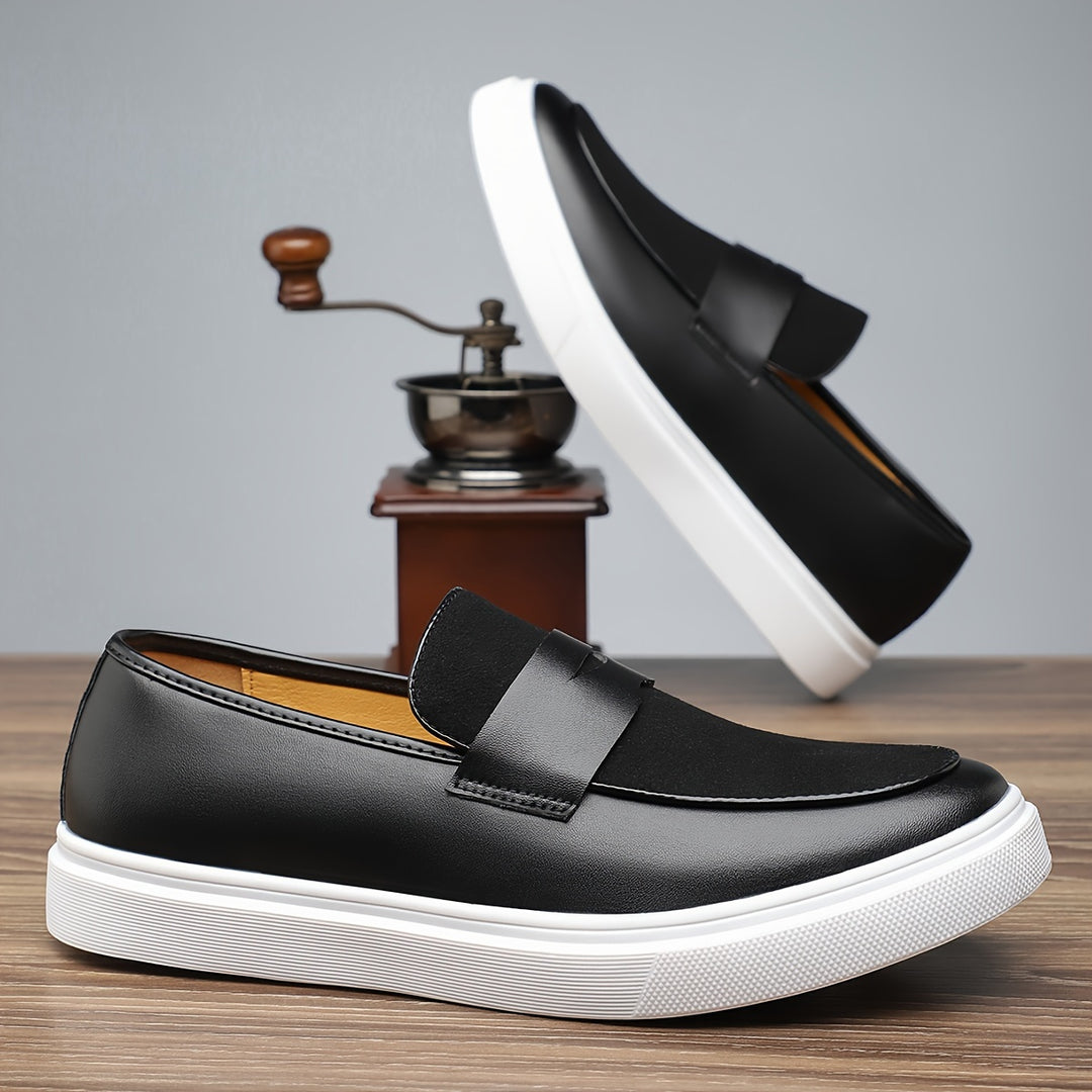 Herren Loafers | Einzigartig & Elegant | Slip-On Komfort | Klassisches Design | Schwarz