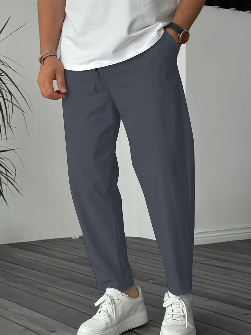 Modische und bequeme Hose mit Taschen für Männer mit entspannter Passform | Yassin