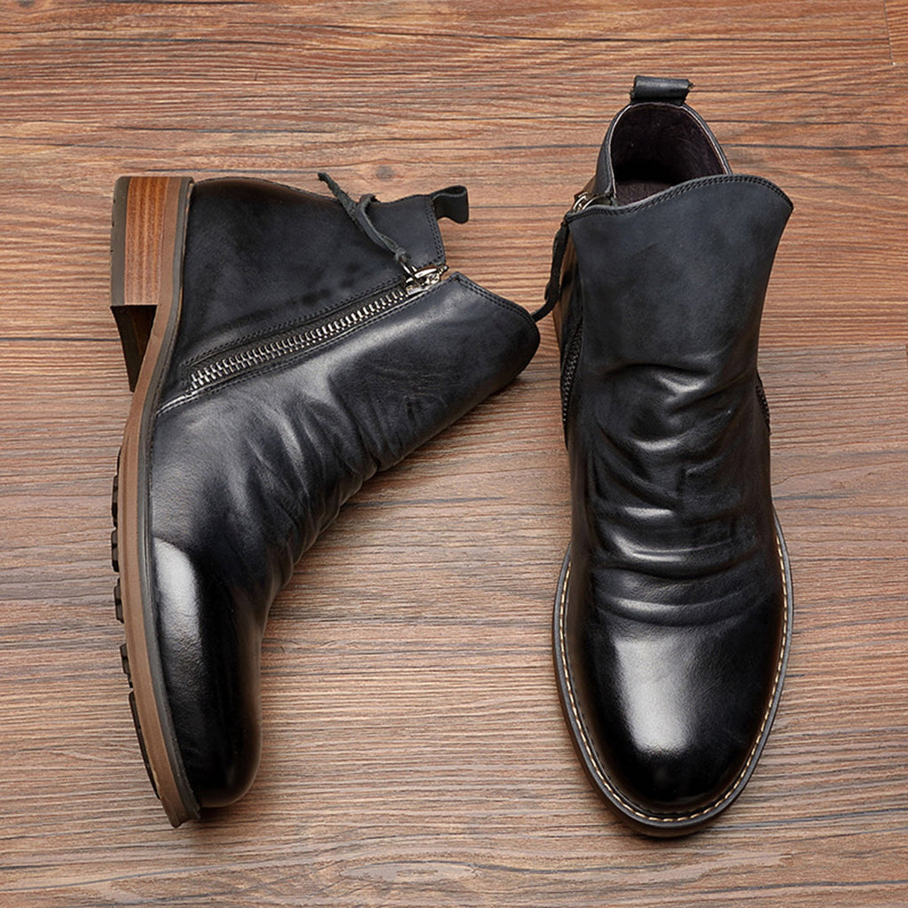 Elegante Chelsea-Boots aus Leder für Herren mit zeitlosem Design und klassischem Charme | Valentine