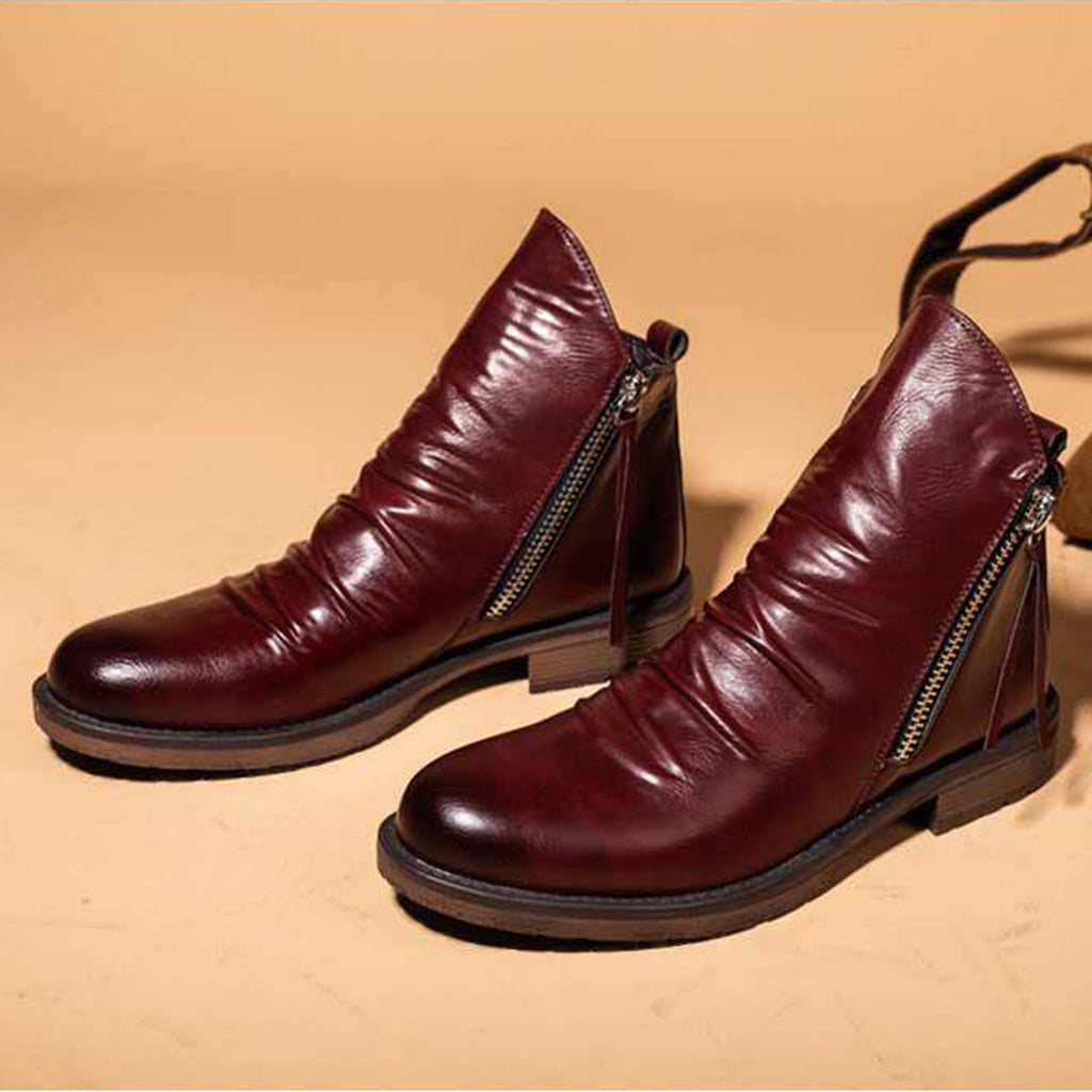 Elegante Chelsea-Boots aus Leder für Herren mit zeitlosem Design und klassischem Charme | Valentine
