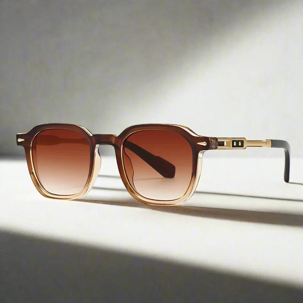 Herren-Sonnenbrille | UV400-Schutz | Leicht und kratzfest | Metalloberfläche