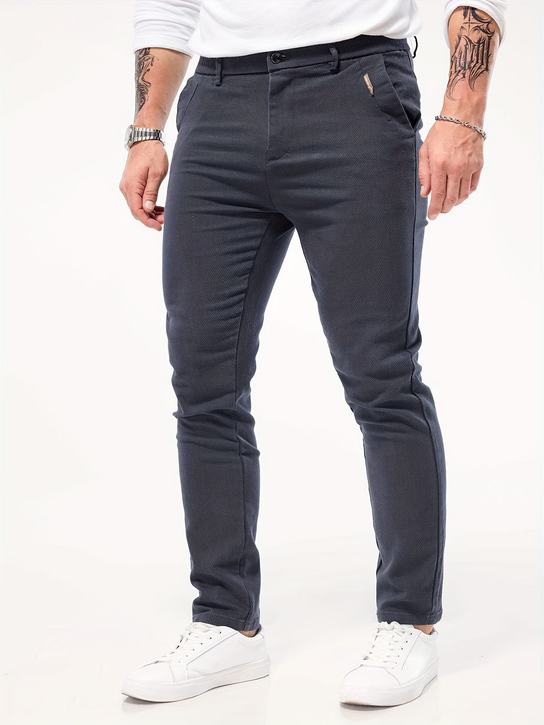 Herrenhosen | Slim-Fit & Stretch | Baumwollmischung & Komfortabel | Ganzjährig