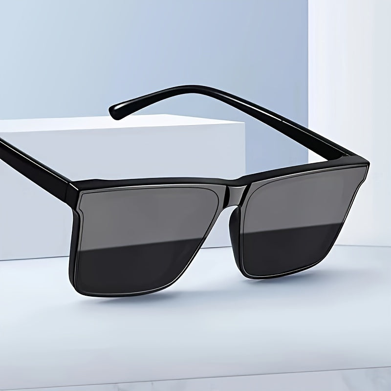 Herren-Sonnenbrille | Trendy & Leichtgewicht | Langlebiger PC-Rahmen & Gläser