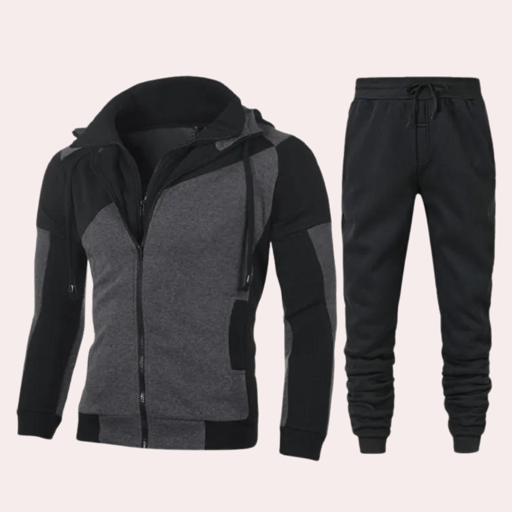 Stylischer 2-teiliger Herren-Trainingsanzug mit ultimativem Komfort und trendigem Design | Jesse