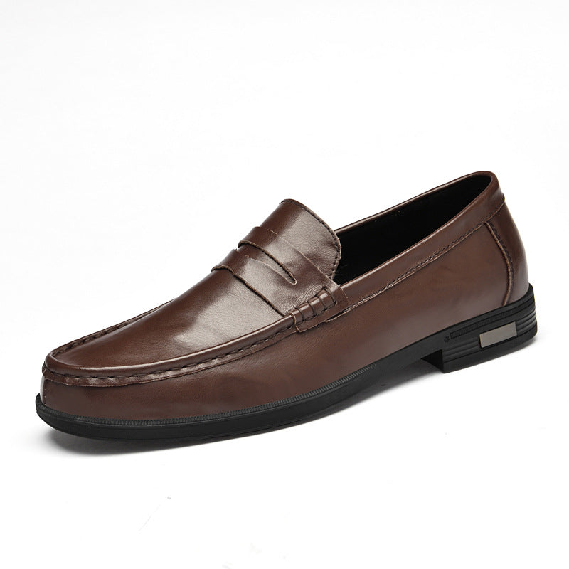 Herren Penny Loafers | Echtes Leder | Klassisch & Elegant | Atmungsaktiver Komfort