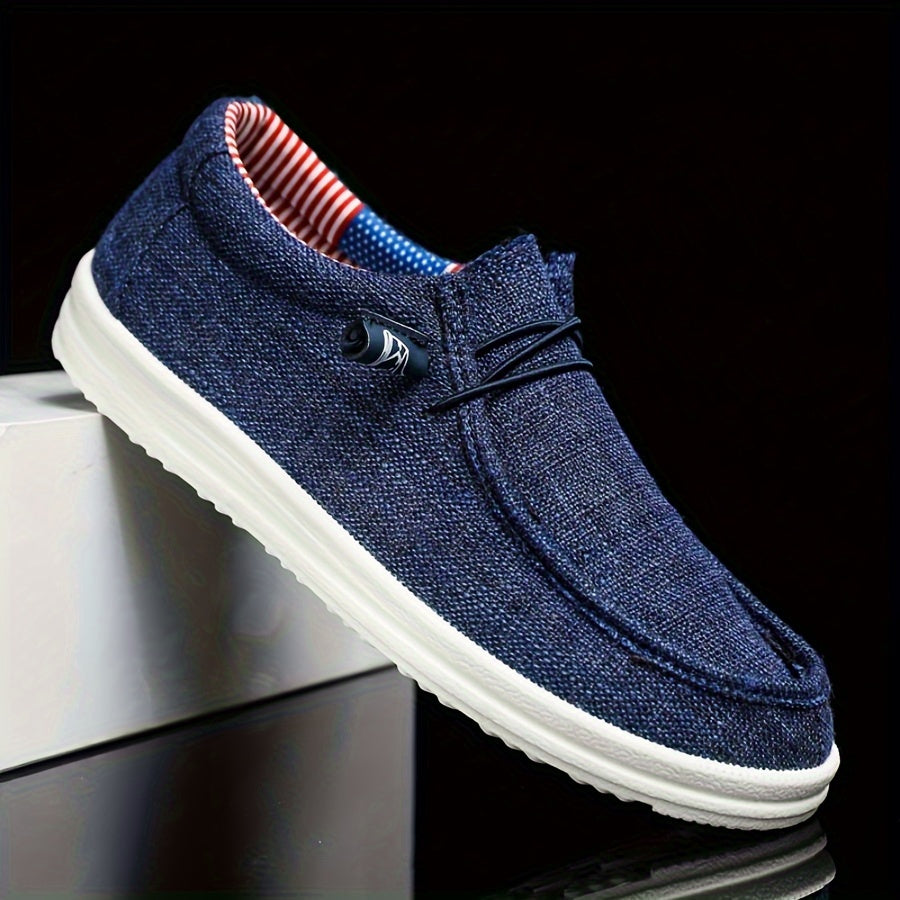 Herren Slipper | Leichtes Segeltuch | Bequem & Lässig | Frühling