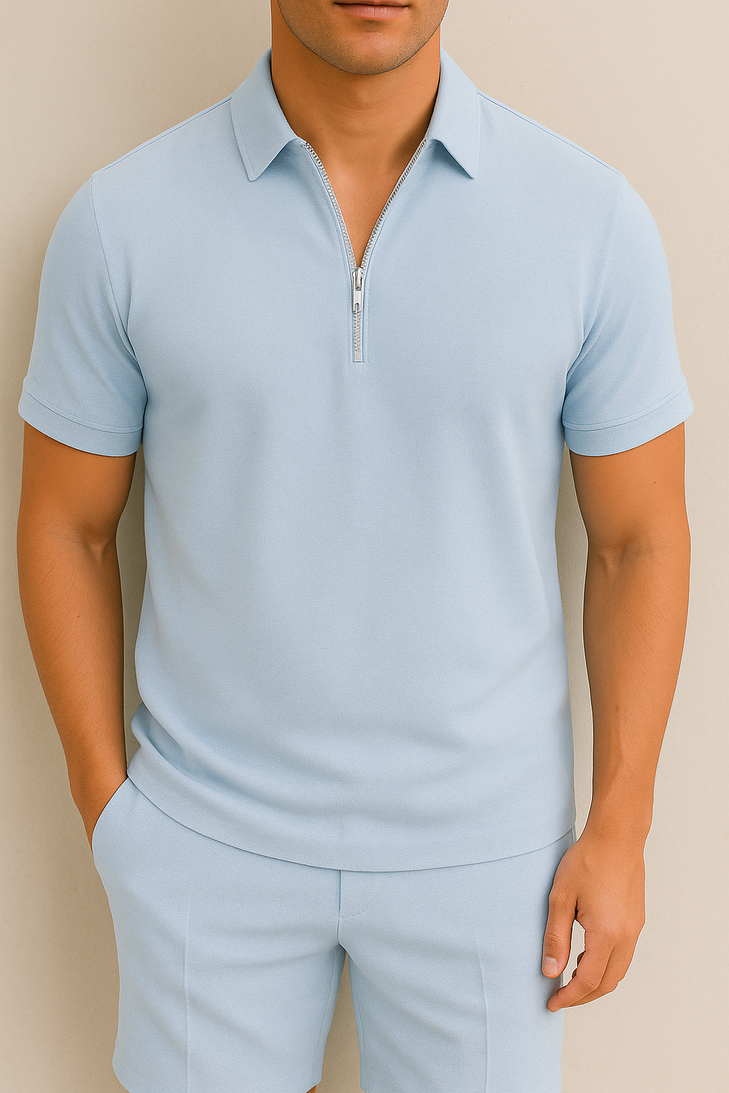 Herren-Sommer-Set | Polo & Shorts | Gepflegte Passform & Komfort | Lässiger Chic