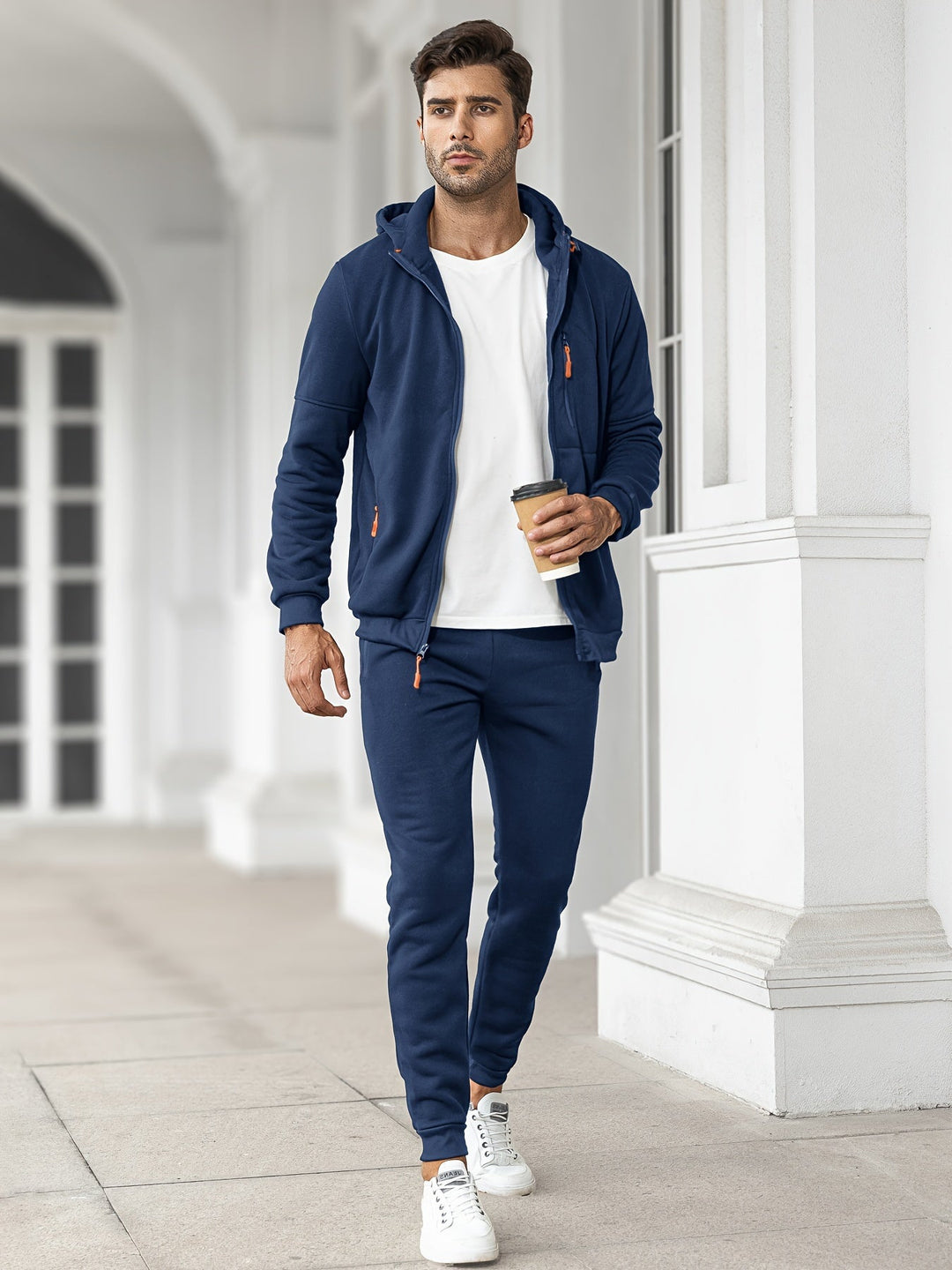 Elegantes und schickes Jogginganzug-Set für Männer mit mühelosem Stil und vielseitigem Design | Mees