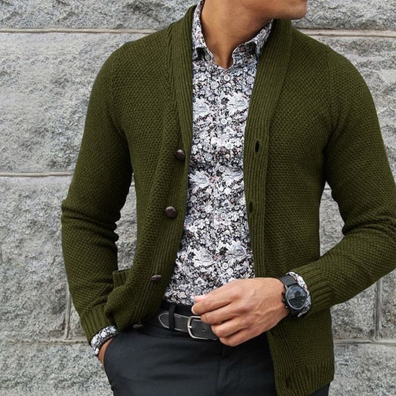 Anspruchsvoller Herrenstrickpullover mit luxuriösem Komfort und modernem Stil | Jake