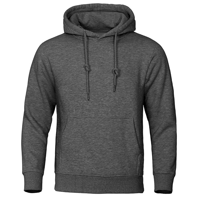 Trendiger und lässiger Hoodie für Männer mit Kängurutaschen und verstellbaren Kordelzügen | Roderick